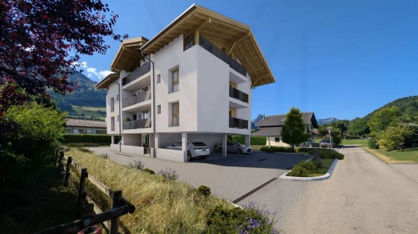 Immobilie in Albeuve - appartement haut de gamme 3.5 pièces - neuf - au coeur de l'Intyamon - Bild 6