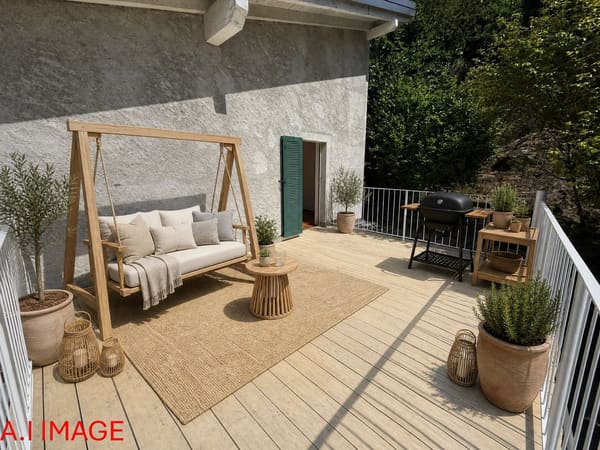 Immobilie in Cugnasco - Zweifamilienhaus mit 5.5-Zimmer-Wohnung + 2-Zimmer-Wohnung, grossem PrivatgrundstÃ¼ck, 4 ParkplÃ¤tzen und Solarpanels - Bild 4