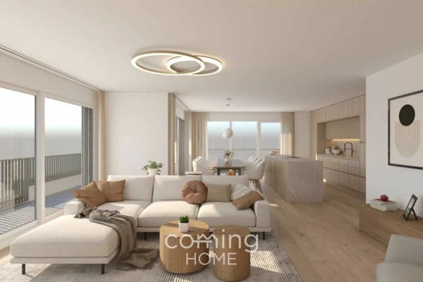 Immobilie in Niedergesteln - Neubau-Eigentumswohnungen in Niedergesteln ? 5.5 Zimmer, Balkon, Minergie-Standard - Bild 1
