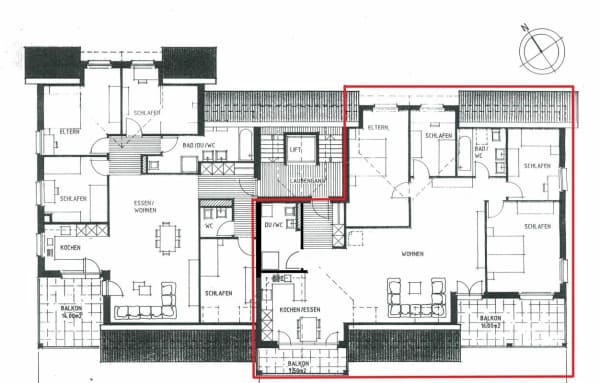 Immobilie in Dussnang - Zu verkaufen an der Haushaldenstrasse 2a in 8374 Dussnang; grosse 5½ Zi.-Dachwohnung, an ruhiger, sonniger Lage /nur 2 Gehminute bis ÖV ! - Bild 2