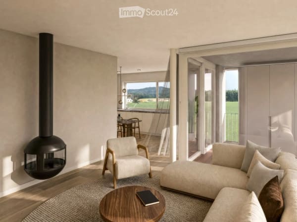 Immobilie in Scheuren - Wohnen im Grünenbrach - Exklusive Neubauwohnung mit Weitblick! - Bild 0