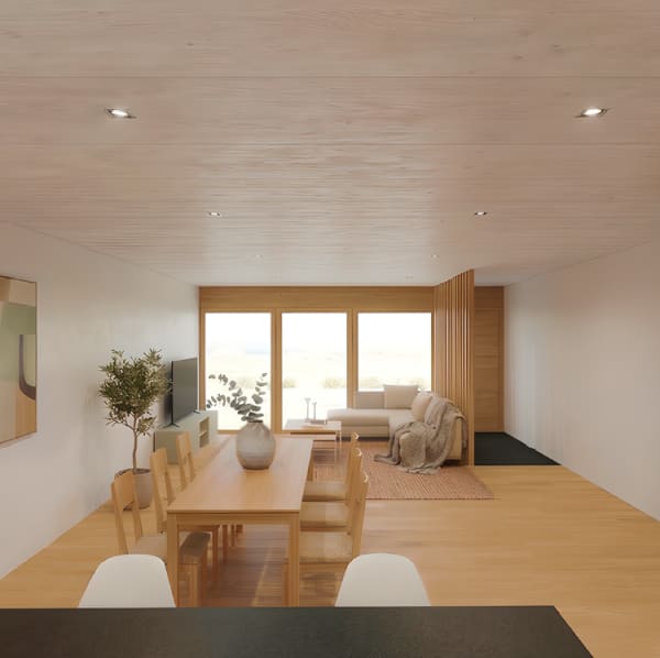 Immobilie in La Sagne Ne - Duplex moderne de 5.5 piÃ¨ces Ã  La Sagne NE â€“ Vue imprenable et finitions haut de gamme - Bild 2