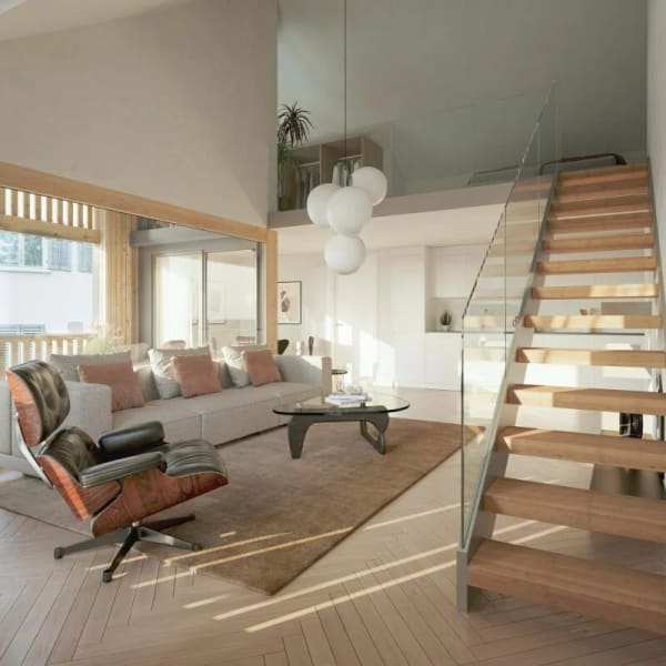 Immobilie in Oberschan - attraktive 2 Â½-Zi-Dach-Maisonettewohnung an idyllischer Wohnlage in Oberschan - Bild 1