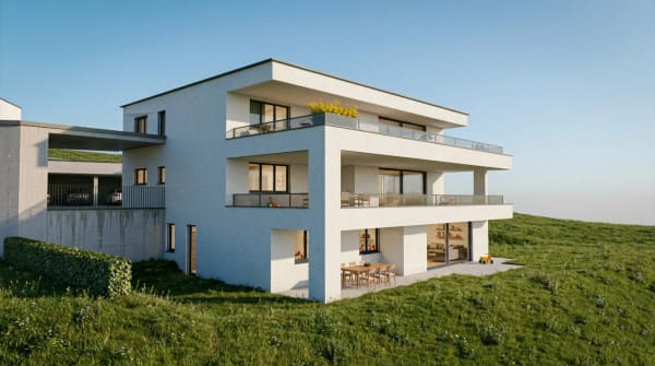 Immobilie in Niederdorf - 4.5-Zimmer-Neubauwohnungen mit Balkon oder Sitzplatz  in Niederdorf - Bild 10