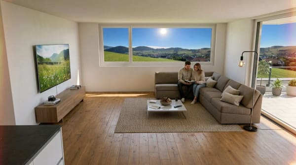 Immobilie in Niederdorf - 4.5-Zimmer-Neubauwohnungen mit Balkon oder Sitzplatz  in Niederdorf - Bild 15