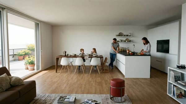 Immobilie in Niederdorf - 4.5-Zimmer-Neubauwohnungen mit Balkon oder Sitzplatz  in Niederdorf - Bild 2