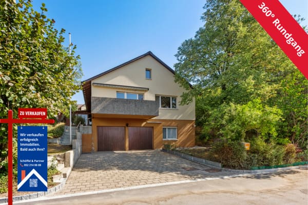 Immobilie in Gächlingen - Grosszügiges 6½-Zimmer-Einfamilienhaus mit Doppelgarage - Bild 0