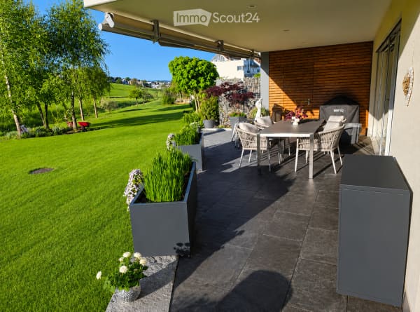 Immobilie in Rossrüti - Exclusive Gartenwohnung, wohnen wie im Einfamilienhaus - Bild 2