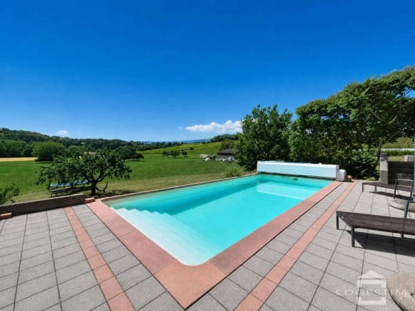 Immobilie in Villars-sous-yens - A 10 minutes de Morges Grande maison mitoyenne avec piscine - Bild 11