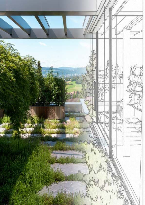 Immobilie in Bassersdorf - Neubau: 4.5-Zimmer-Terrassenwohnung, 151 m² - Wohnen am Sonnenhang - Bild 1