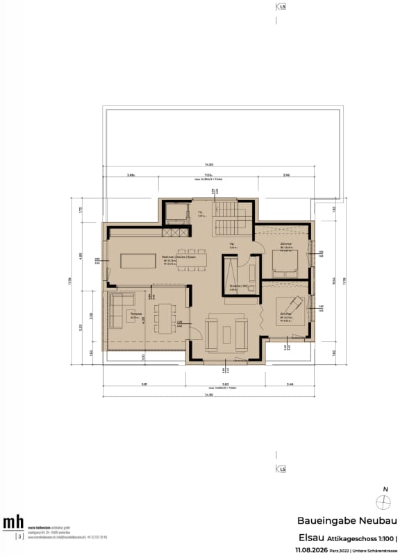 Immobilie in Elsau - Elsau Casa Weitblick - Penthouse - Bild 13