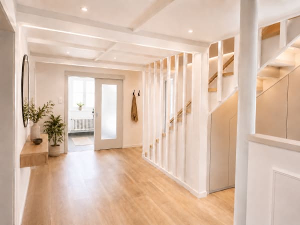 Immobilie in Biglen - Charmantes 6.5-Zimmer Doppeleinfamilienhaus mit Altbau-Flair in Biglen - Bild 1