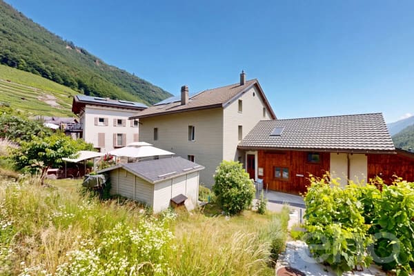 Immobilie in Martigny-croix - Martigny-Combe : Grande maison villageoise de 2 appartements avec vue - Bild 10
