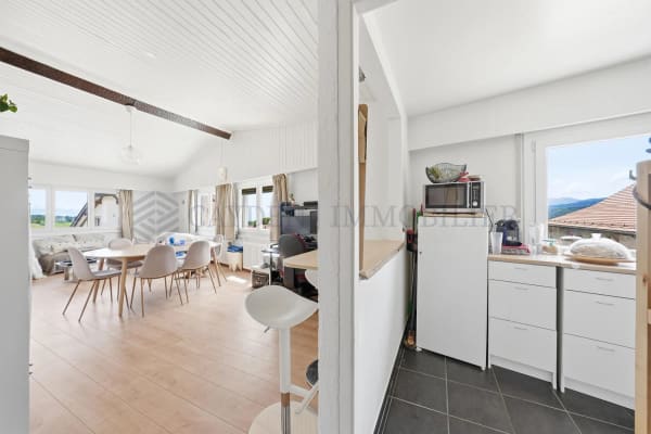 Immobilie in Longirod - EN EXCLUSIVITE - Charmant attique avec vue lac et Mont-Blanc - Bild 6