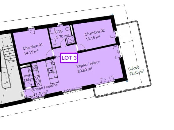 Immobilie in Senèdes - Appartement 3.5 pièces, une adresse privilégiée au coeur de la campagne - Bild 6