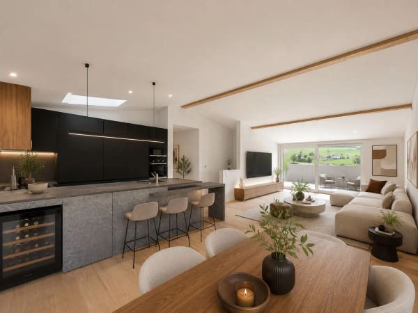 Immobilie in Senèdes - Appartement neuf de 4,5 pièces avec terrasses et vue sur les Préalpes - Bild 0