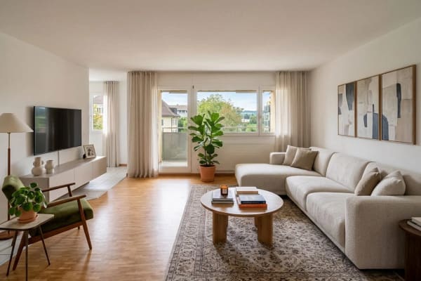 Immobilie in Reichenburg - 3.5 Zimmer Wohnung mit 71 m² mit Balkon und Lift in Reichenburg - Bild 1