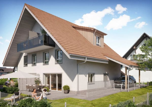 Immobilie in Ottenbach - Neue DoppeleinfamilienhÃ¤user mit 6Â½ bis 7Â½ Zimmern â€“ grosszÃ¼giges Wohnen in Ottenbach - Bild 1