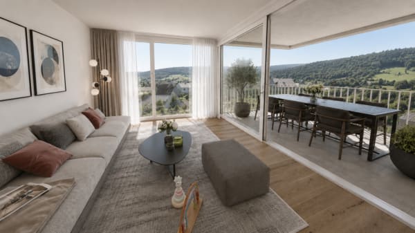 Immobilie in Wiesendangen - Elsau Casa Weitblick - Garten Eckhaus links - Bild 2