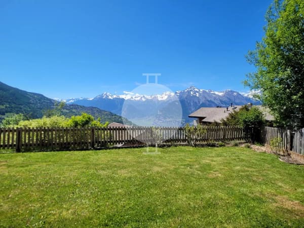 Immobilie in Veysonnaz - Magnifique 5.5 pièces de standing avec grand jardin et vue panoramique sur les montagnes - Bild 9