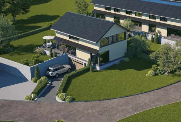 Immobilie in Bussy-sur-moudon - Villa contemporaine de 5.5 pièces avec grand jardin privatif à Bussy-sur-Moudon - Bild 2