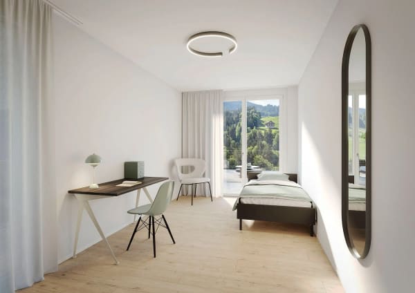 Immobilie in Sattel - Exklusive 5.5-Zimmer-Terrassenwohnung mit Bergblick in Sattel - Bild 2