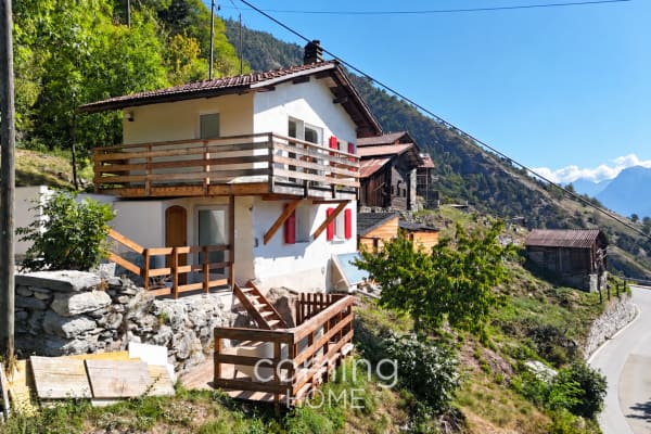Immobilie in Hohtenn - Charmantes Tiny-House in Hohtenn mit sonniger Terrasse und Bergsicht - Bild 0