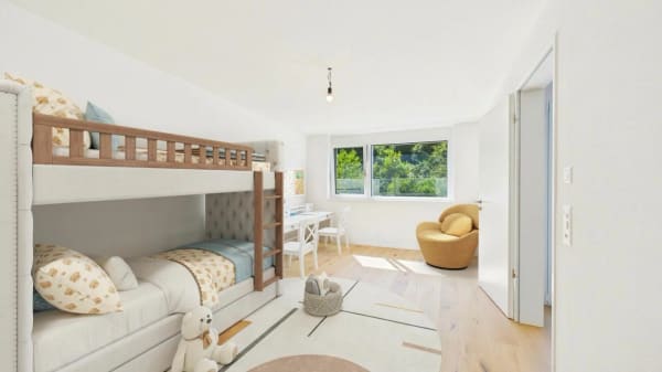 Immobilie in Birmensdorf Zh - GrosszÃ¼gige Duplex-Gartenwohnung mit viel Raum fÃ¼r eigene Ideen - Bild 6