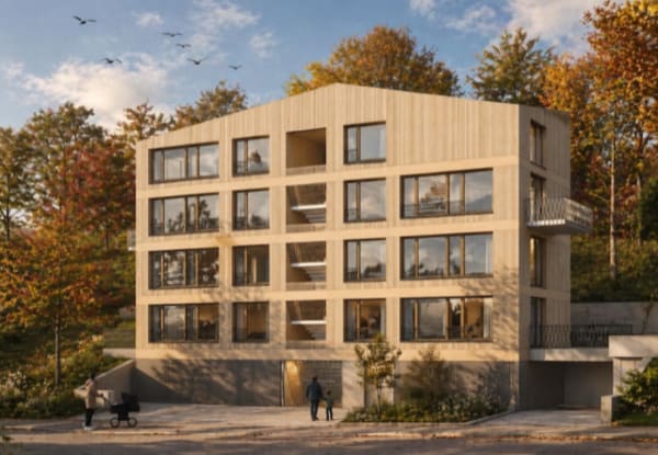 Immobilie in Untervaz - Panorama & Design: Exklusives Neubau-Mehrfamilienhaus mit 4 Duplex-Wohnungen in Untervaz - Bild 0