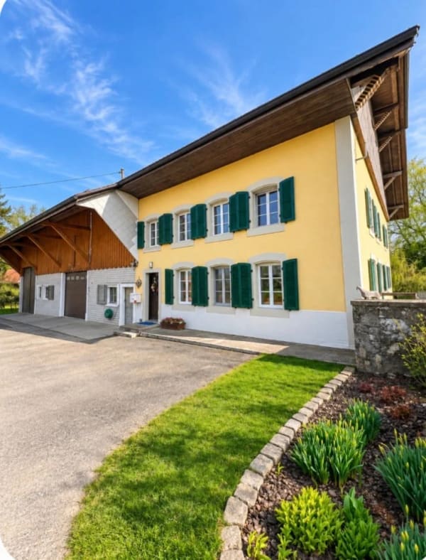 Immobilie in Brenles - Magnifique ferme rénovée avec installations équestres à Brenles - Bild 1
