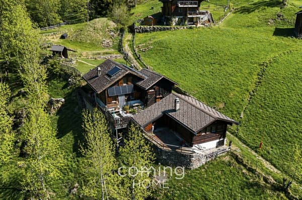 Immobilie in Fieschertal - RÃ¼ckzugsort im Fieschertal - Chalet mit NebengebÃ¤ude nahe dem Aletschgebiet - Bild 0