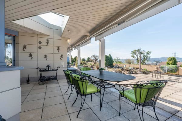 Immobilie in Remetschwil - Grosse Terrasse mit viel PrivatsphÃ¤re und Alpenblick - Bild 8