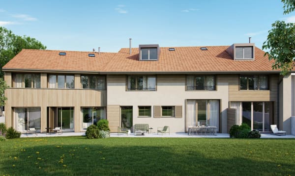 Immobilie in Choulex - Projet de 3 belles et grandes villas HPE - Bild 7