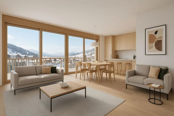 Immobilie in Flims Dorf - --->Bewirtschaftete 2.5 Zimmerwohnung, direkt bei den Bergbahnen in Flims! - Bild 10