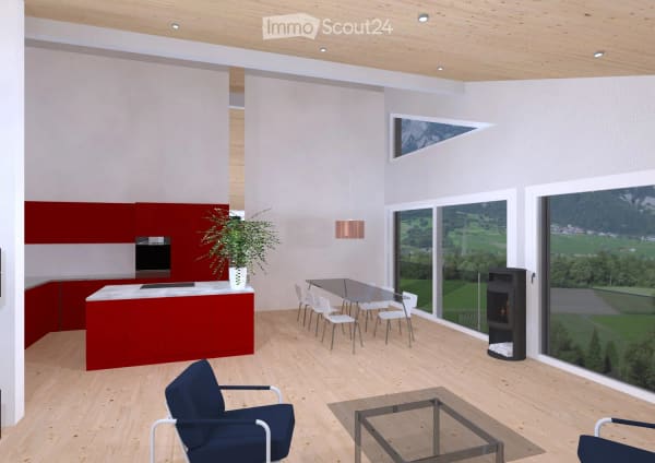 Immobilie in Bad Ragaz - Attraktive 5.5-Zimmer-Dachwohnung mit Bergpanorama in Bad Ragaz - Bild 3