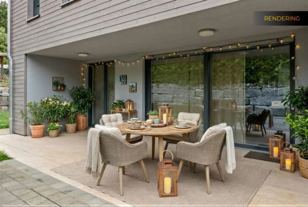 Immobilie in Hausen Am Albis - Modernes 6-Zimmer-Doppeleinfamilienhaus mit Garten in Hausen am Albis - Bild 0