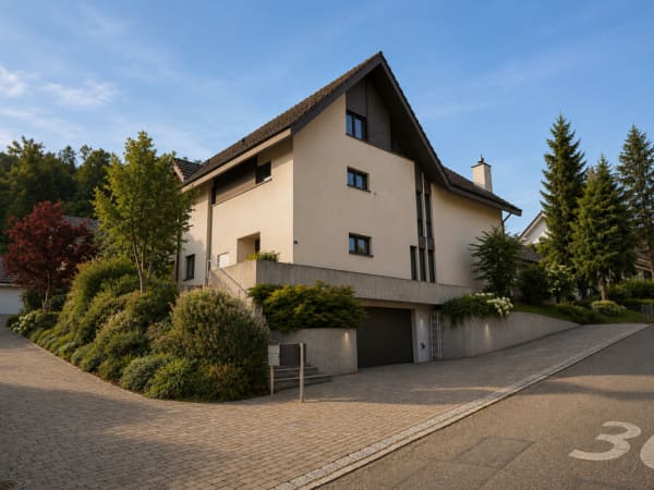 Immobilie in Witterswil - GrosszÃ¼giges Familienhaus mit Ã¼ber 400 mÂ² WohnflÃ¤che und viel PrivatsphÃ¤re - Bild 9