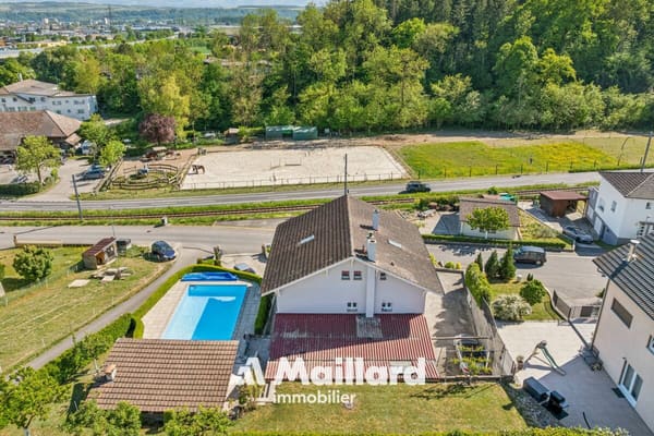 Immobilie in Valeyres-sous-montagny - Valeyres-sous-Montagny - Maison individuelle de 2 appartements avec atelier et piscine - Bild 17