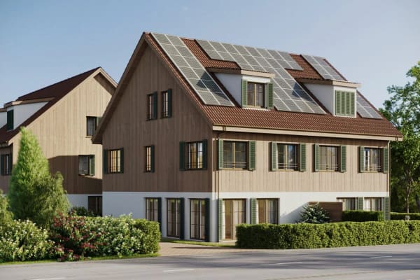 Immobilie in Birr - "BAUSTART ERFOLGT" 6.5-Zimmer-DoppelhaushÃ¤lfte mit rund 99 mÂ² GartenflÃ¤che - Bild 1