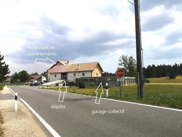 Immobilie in Le Cerneux-péquignot - Immeuble mixte avec restaurant, 4 appartements, dépôts, garage collectif, panneaux solaires - Bild 5