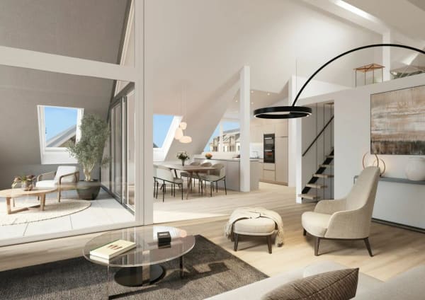 Immobilie in Benken Sg - WOHNPARK DORF - VERKAUFSSTART 2. ETAPPE - 4,5-Zimmerwohnung im Dachgeschoss - Bild 0