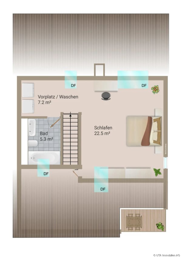 Immobilie in Lupfig - Ruhige Lage, Aussicht & WohlfÃ¼hlambiente - Bild 12
