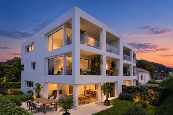 Immobilie in Courtepin - INITIUM - Vous rÃªvez d'un appartement avec un jardin ? [Appartement A0] - Bild 2