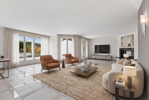 Immobilie in Stallikon - 5.5-Zimmer - Maisonette Terrassenwohnung mit 51 m2 Terrasse und 315 m2 Gartenanteil - Bild 2
