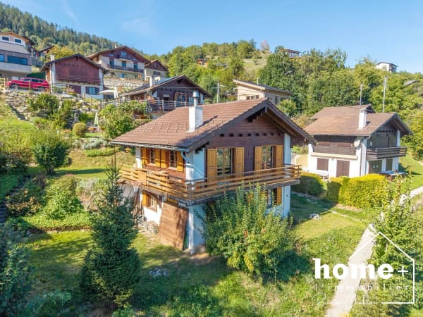 Immobilie in Vex - Chalet individuel de 4,5 pièces avec panorama exceptionnel à 10 mn de Sion - Bild 1