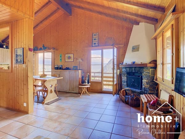 Immobilie in Vex - Chalet individuel de 4,5 pièces avec panorama exceptionnel à 10 mn de Sion - Bild 2