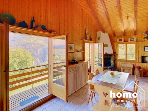 Immobilie in Vex - Chalet individuel de 4,5 pièces avec panorama exceptionnel à 10 mn de Sion - Bild 3