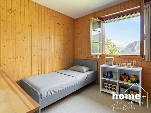 Immobilie in Vex - Chalet individuel de 4,5 pièces avec panorama exceptionnel à 10 mn de Sion - Bild 5