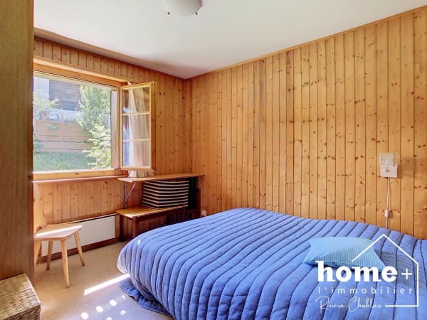 Immobilie in Vex - Chalet individuel de 4,5 pièces avec panorama exceptionnel à 10 mn de Sion - Bild 6