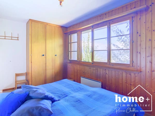 Immobilie in Vex - Chalet individuel de 4,5 pièces avec panorama exceptionnel à 10 mn de Sion - Bild 7